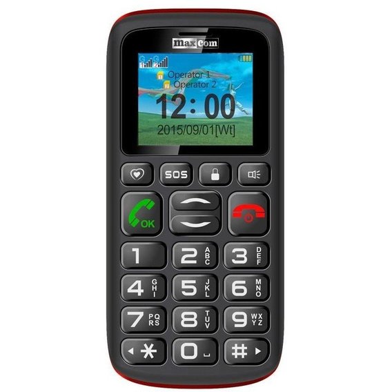Мобильный телефон Maxcom MM428 Black (UA UCRF)