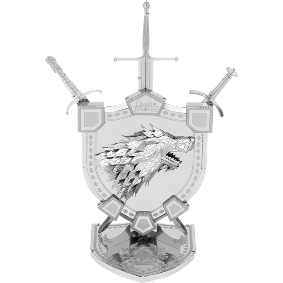 Металлический 3D конструктор Fascinations Game of Thrones - House Stark Sigil, ICX125