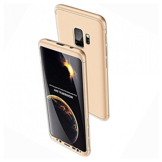 Аксессуар для смартфона LikGus Case 360° Gold for Samsung G965 Galaxy S9+