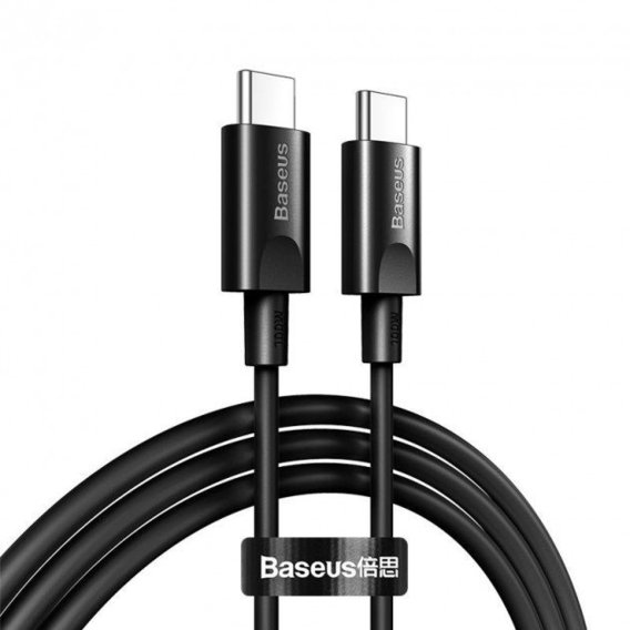 Кабель Baseus Cable USB-C to USB-C Xiaobai Series 1.5m Black (CATSW-D01)