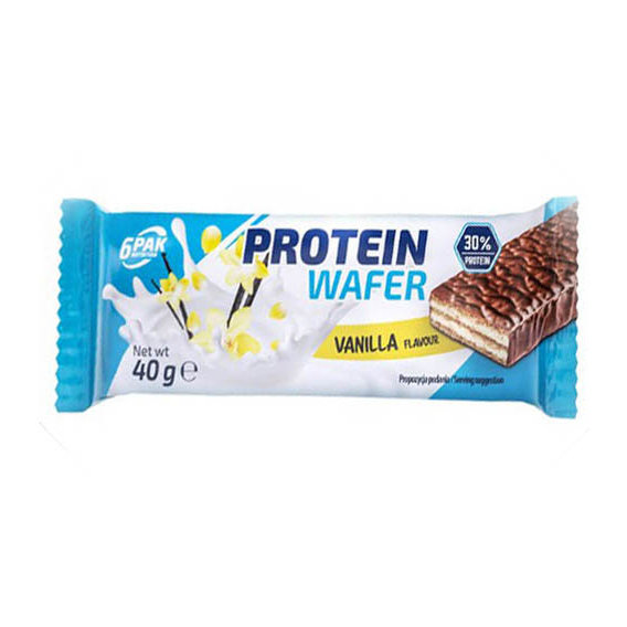 

6PAK Nutrition Protein Wafer 40 g Vanilla