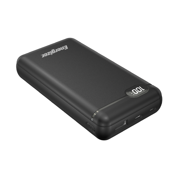 Внешний аккумулятор Energizer Power Bank 20000mAh USB+USB-C Black (UE20003C (B))