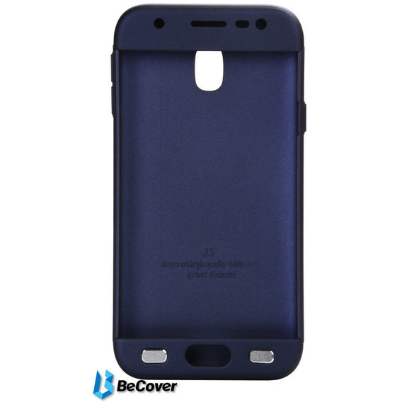 Аксессуар для смартфона BeCover Case 360° Super-protect Deep Blue for Samsung J330 Galaxy J3