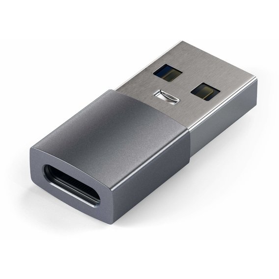 Адаптер Satechi Adapter USB to USB-C Space Grey (ST-TAUCM)