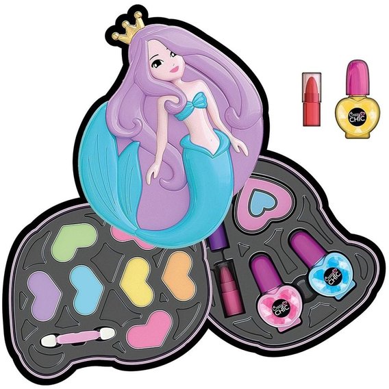 Набор детской косметики для макияжа Clementoni Lovely Make Up Mermaid серия Crazy Chic (8005125186426)