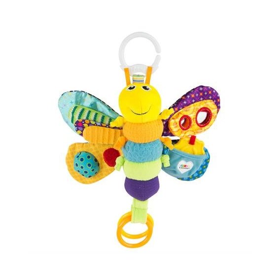 Мягкая игрушка-подвеска Lamaze Бабочка с прорезывателем и пищалкой (L27024)
