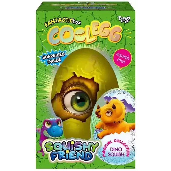 Набір-сюрприз для творчості в яйці Danko Toys Cool Egg Яйце велике Dino (CE-01-02)