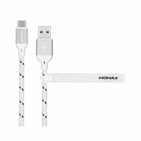 Кабель Momax USB Cable to USB-C 1m White (DTA8W)