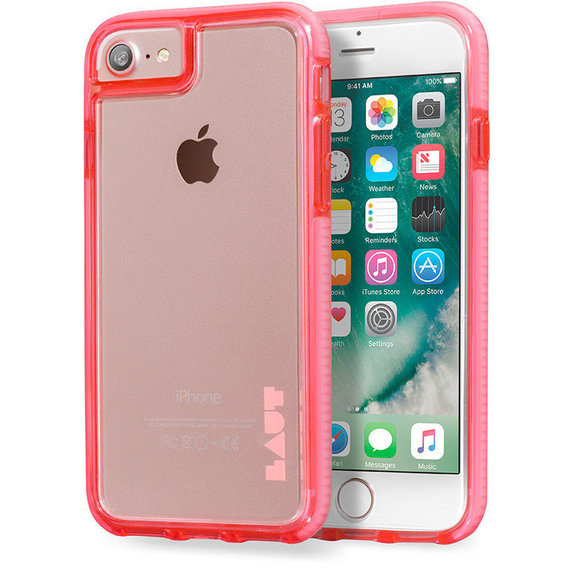 Аксессуар для iPhone LAUT FLURO Pink (LAUT_IP7_FR_P) for iPhone SE 2020/iPhone 8/iPhone 7
