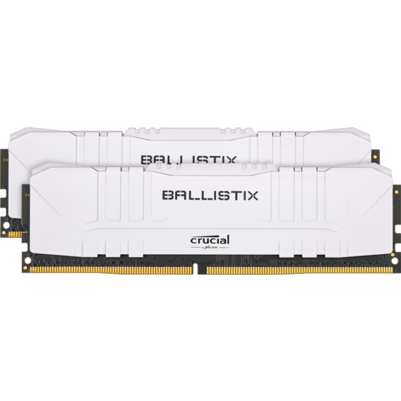 Crucial 32 GB (2x16GB) DDR4 3000 MHz Ballistix White (BL2K16G30C15U4W)