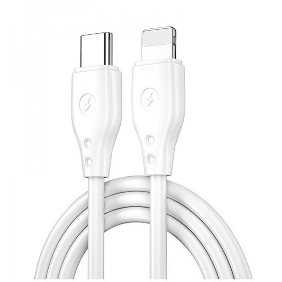 Кабель WIWU Cable USB-C to Lightning YQ01 Vigor Series 1.2m White