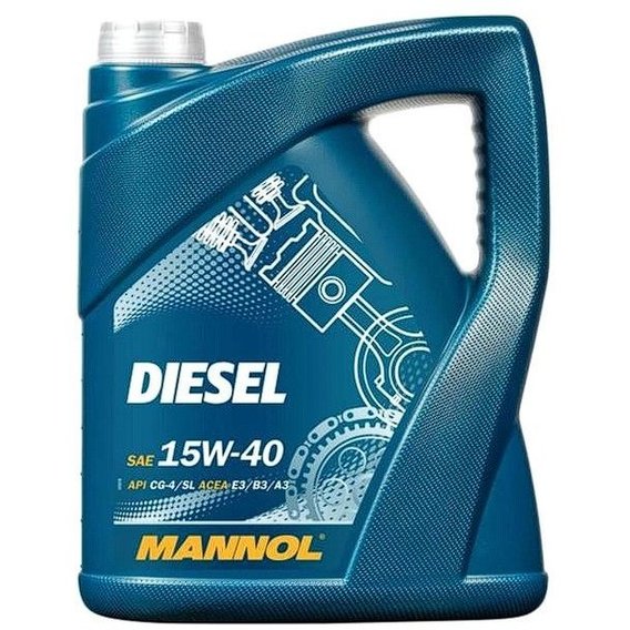 Моторное масло Mannol Diesel 15W-40, 5л (MN7402-5)