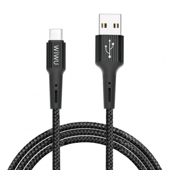 Кабель WIWU USB Cable to microUSB Gear G10 Series 1.2m Black