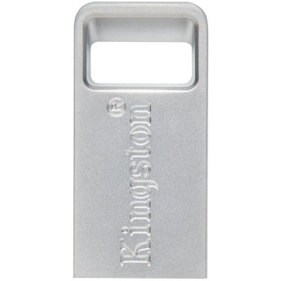 USB-флешка Kingston 128GB DataTraveler Micro Silver USB 3.2 (DTMC3G2/128GB)
