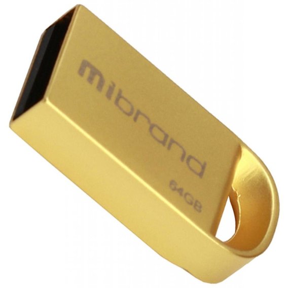 USB-флешка Mibrand 64GB lynx Gold USB 2.0 (MI2.0/LY64M2G)
