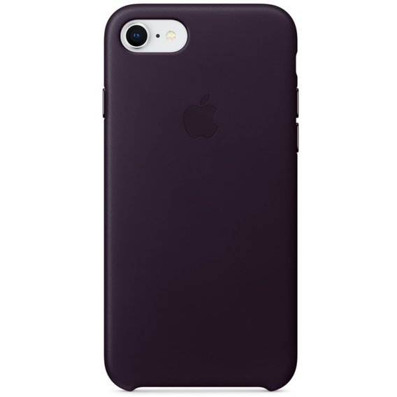 Аксессуар для iPhone Apple Leather Case Dark Aubergine (MQHD2) for iPhone SE 2020/iPhone 8/iPhone 7