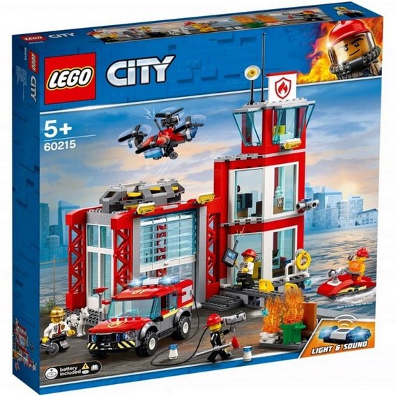 Конструктор LEGO City Пожарное депо (60215)