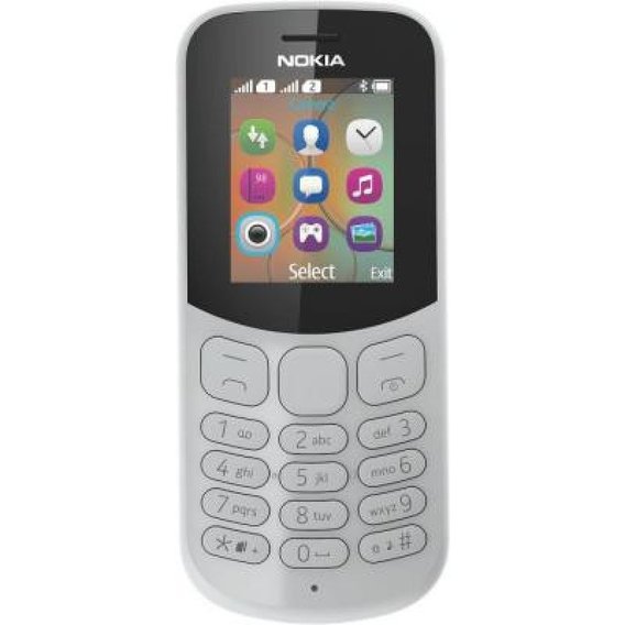Мобильный телефон Nokia 130 Dual NEW Grey (UA UCRF)