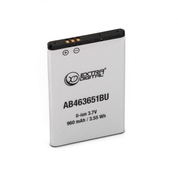 Аккумулятор ExtraDigital 960mAh (AB463651BU) for Samsung C3322i Duos
