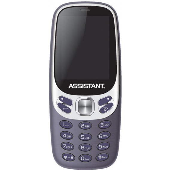 Мобильный телефон Assistant AS-203 Dual Sim Blue (UA UCRF)