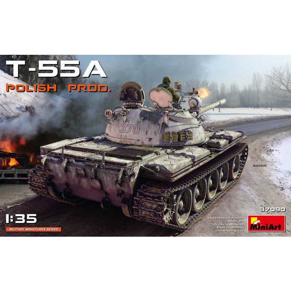 Танк Т-55А польського виробництва