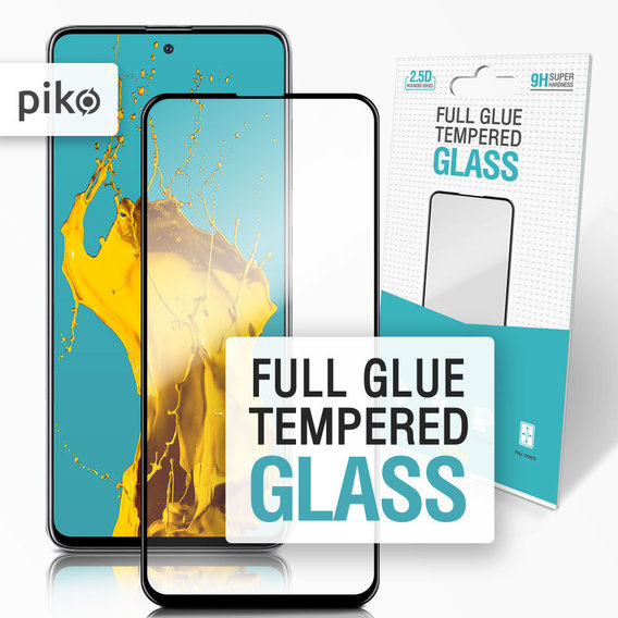 Аксессуар для смартфона Piko Tempered Glass Full Glue Black for Samsung A715 Galaxy A71