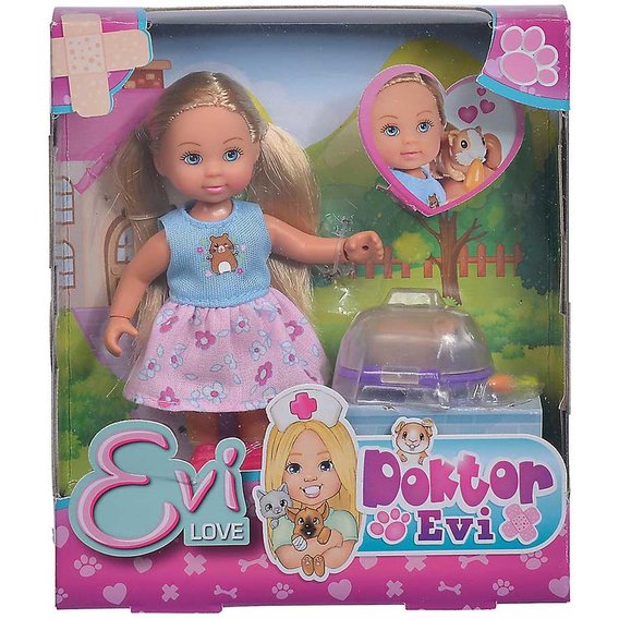 

Кукла с аксессуарами Simba Доктор Эви Морская свинка 3+ (5733485)
