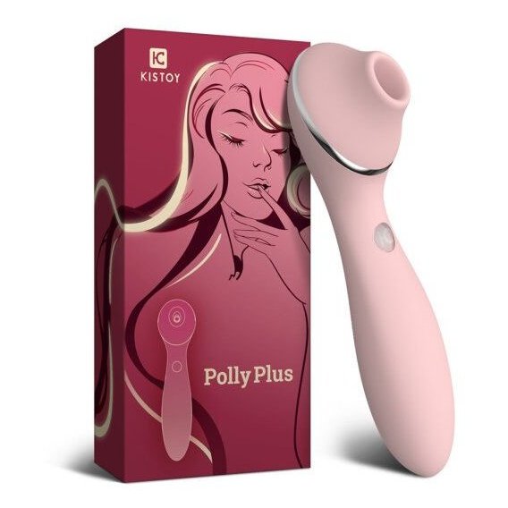 Вакуумный вибратор KisToy Polly Plus Pink