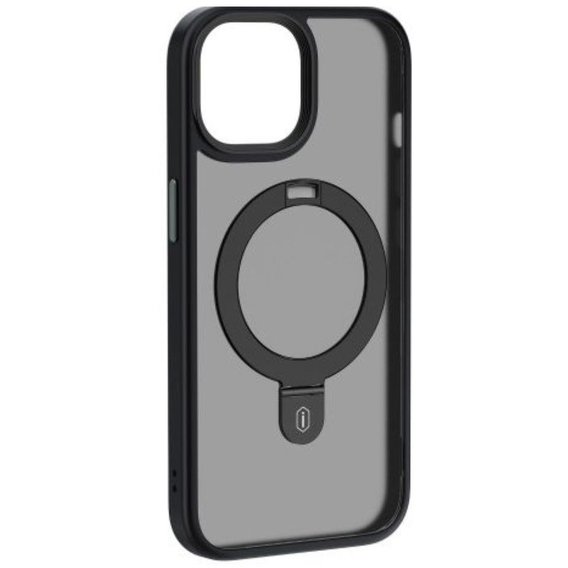 Аксессуар для iPhone WIWU Magnetic Stand Series Black for iPhone 15 Pro (ZMM-010)