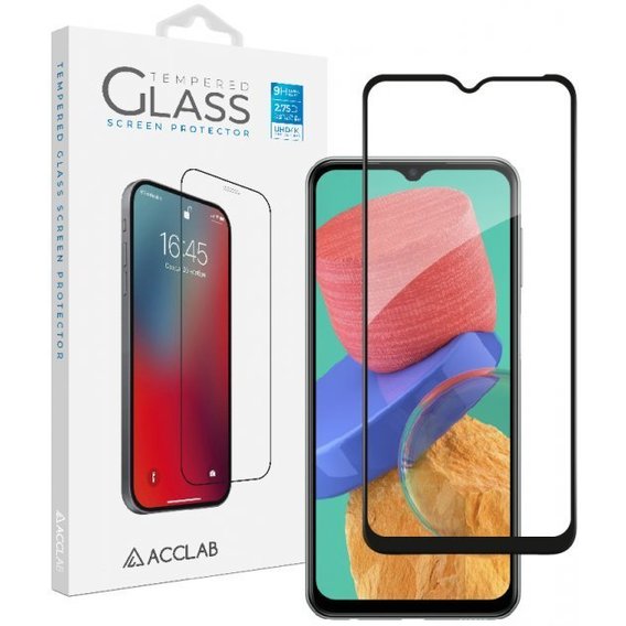 Аксессуар для смартфона ACCLAB Tempered Glass Full Glue Black for Samsung M336 Galaxy M33 5G