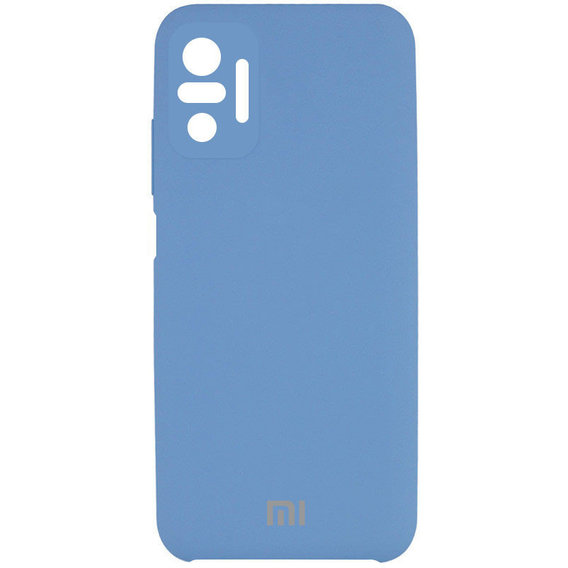 Аксессуар для смартфона Mobile Case Silicone Cover Shield Camera Denim Blue for Xiaomi Redmi Note 10 Pro / Note 10 Pro Max
