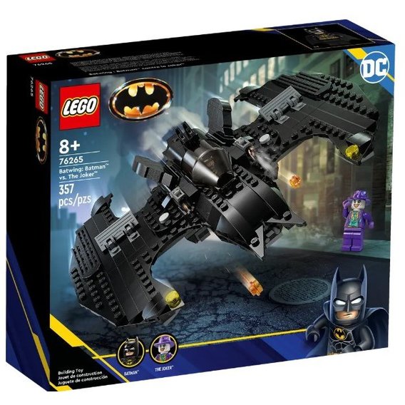 Конструктор LEGO DC Batman Бэтвинг: Бэтмен против Джокера 357 деталей (76265)