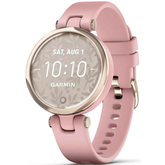 Смарт-годинник Garmin Lily Cream Gold Bezel with Dust Rose Case and Silicone Band (010-02384-13)