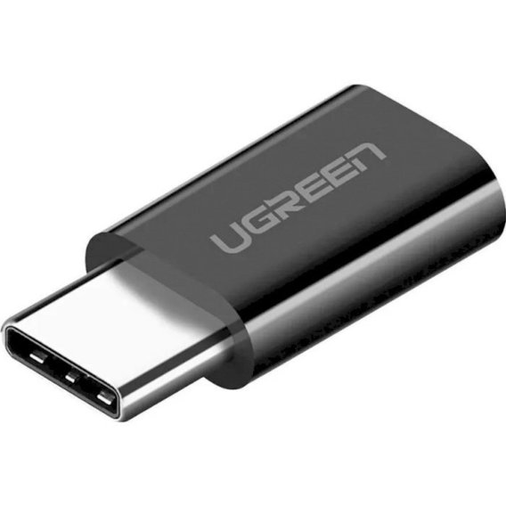 Адаптер Ugreen Adapter USB-C to microUSB Black (30391)
