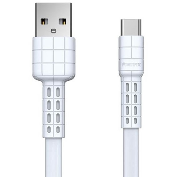 Кабель Remax USB Cable to USB-C Armor 1m White (RC-116A-WHITE)