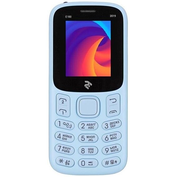 Мобильный телефон 2E E180 2019 DualSim City Blue (UA UCRF)
