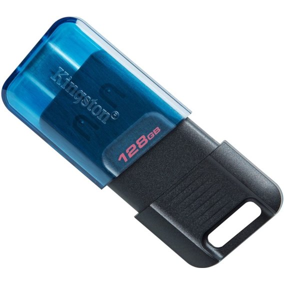 USB-флешка Kingston 128GB DataTraveler 80 M USB-C 3.2 Blue/Black (DT80M/128GB)