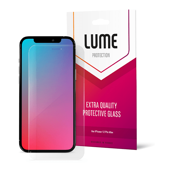 Аксессуар для iPhone LUME Protection 2.5D Ultra thin Fully Clear (LU25D67C) for iPhone 12 Pro Max