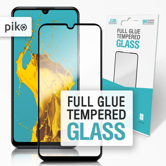 Аксессуар для смартфона Piko Tempered Glass Full Glue Black for Huawei Y8p / P Smart S