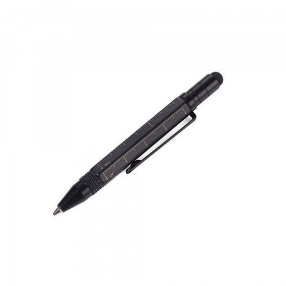 Шариковая мини ручка Troika LILIPUT CONSTRUCTION черная (PIP25/BG)