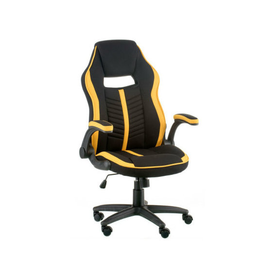 Крісло Special4You Prime black / yellow (E5548)