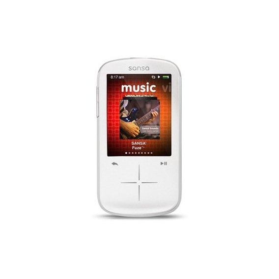 MP3- и медиаплеер SanDisk Sansa Fuze+ 8Gb White