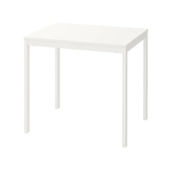 Раскладной стол ІКЕА Vangsta 80/120х70 см Белый (00375126)