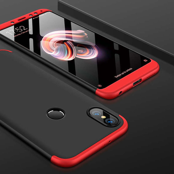 Аксессуар для смартфона LikGus Case 360° Black/Red for Xiaomi Mi6X / Mi A2
