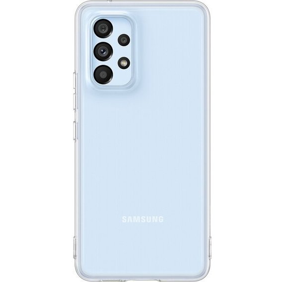 Аксессуар для смартфона Samsung Soft Clear Cover Transparent (EF-QA536TTEGRU) for Samsung A536 Galaxy A53 5G