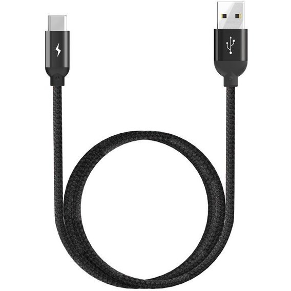 Кабель WIWU USB Cable to USB-C 1m Black (YZ-104)