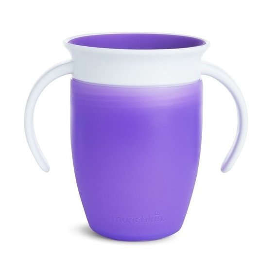 Чашка-непроливайка Munchkin Miracle 360°, 207 мл, фиолетовый (05162101)