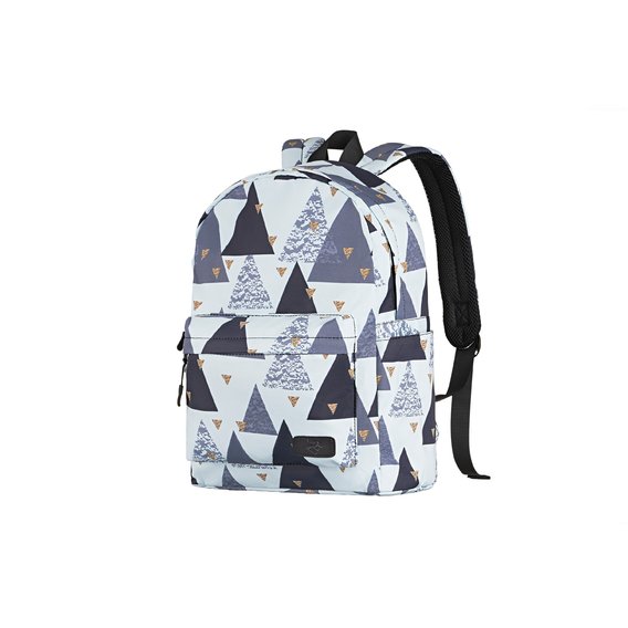Сумка для ноутбуков 2E Bags&Cases 13" TeensPack Triangles Backpack White (2E-BPT6114WT)