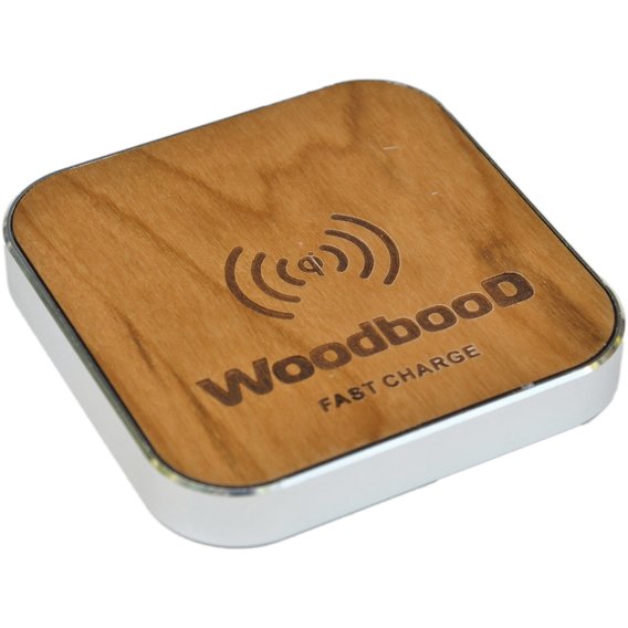 Зарядное устройство WoodbooD Wireless Charge Standart Silver