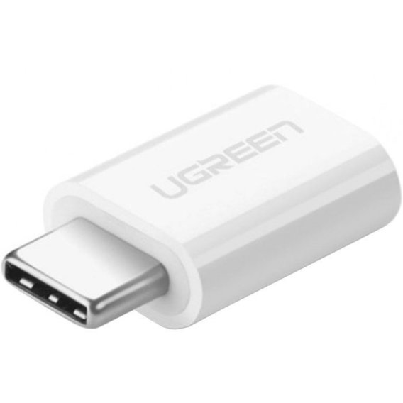 Адаптер Ugreen Adapter US157 USB-C to MicroUSB White (30154)